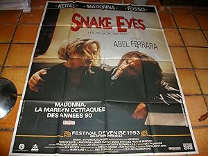 Affiche De Cinéma "The Snake eyes" Madonna-harvey Keitel-james Russo