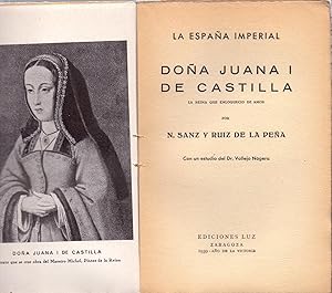 Bild des Verkufers fr DOA JUANA I DE CASTILLA (LA REINA QUE ENLOQUECIO DE AOR) zum Verkauf von Libreria 7 Soles