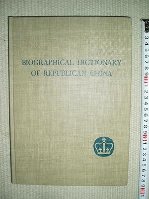 Seller image for Biographical Dictionary of Republican China : Volume IV : Yang-Yn. Bibliography / by Joseph K.H. Cheng. for sale by Expatriate Bookshop of Denmark