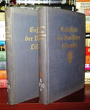 Imagen del vendedor de GESCHICHTE DER DEUTSCHEN LITERATUR a la venta por Rare Book Cellar