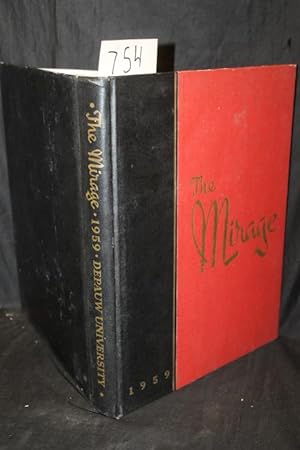 Image du vendeur pour The Mirage, 1959 Yearbook DePauw University Greencastle Indiana mis en vente par Princeton Antiques Bookshop