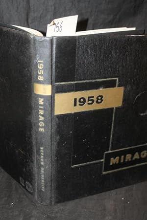 Image du vendeur pour Mirage 1958 Yearbook DePauw University Greencastle Indiana mis en vente par Princeton Antiques Bookshop