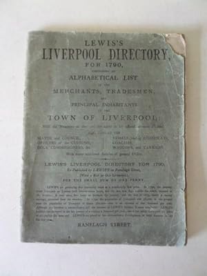 Lewis's Liverpool Directory for 1790