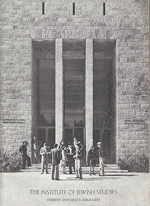 THE INSTITUTE OF JEWISH STUDIES: HEBREW UNIVERSITY JERUSALEM