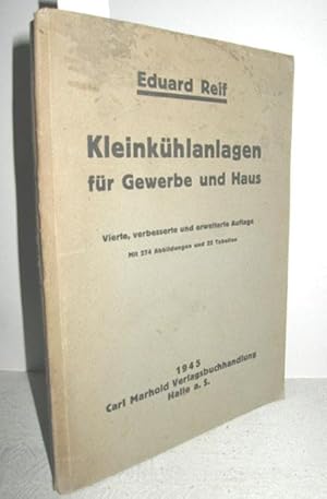 Seller image for Kleinkhlanlagen fr Gewerbe und Haus for sale by Antiquariat Zinnober