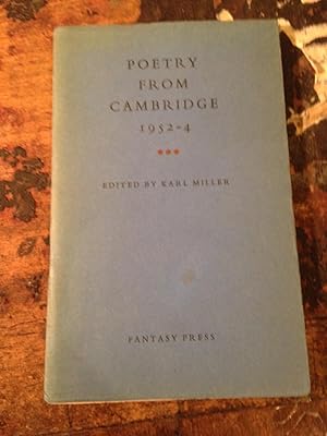 Poetry from Cambridge 1952-4