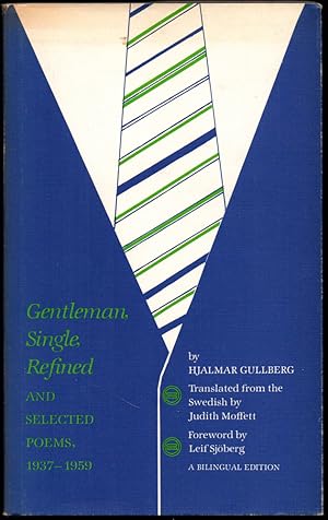 Imagen del vendedor de Gentleman, Single, Refined and Selected Poems, 1937-1959 a la venta por Kenneth Mallory Bookseller ABAA