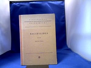 Image du vendeur pour Bacchylidis Carmina cum Fragmentis. Post Fr. Blass et Guil. Svess sextum edidit Bruno Snell. Bibliotheca Scriptorum Graecorum et Romanorum Teubneriana. mis en vente par Antiquariat Michael Solder