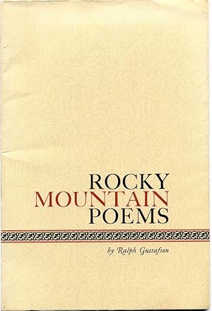 Bild des Verkufers fr Rocky Mountain Poems zum Verkauf von Passages Bookshop