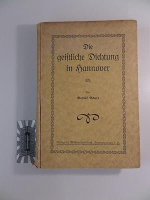 Image du vendeur pour Die geistliche Dichtung in Hannover. mis en vente par Druckwaren Antiquariat