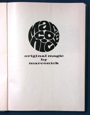 Imagen del vendedor de Original magic by Marconick a la venta por Librivari