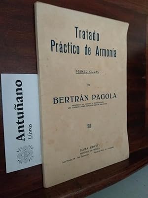 Bild des Verkufers fr Tratado prctico de armona Primer curso zum Verkauf von Libros Antuano