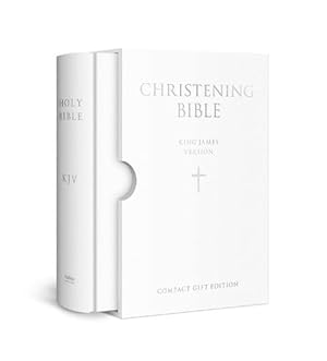 Seller image for HOLY BIBLE: King James Version (KJV) White Compact Christening Edition (Leather) for sale by AussieBookSeller