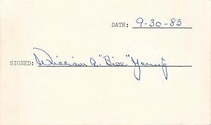 Seller image for Signature / Autograph Note (unsigned) for sale by Main Street Fine Books & Mss, ABAA