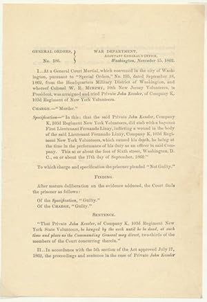 General Orders, No. 186