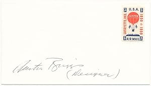 Seller image for Signed Postal Cover for sale by Main Street Fine Books & Mss, ABAA