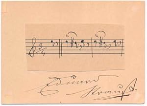 Immagine del venditore per Autograph Musical Quotation Signed venduto da Main Street Fine Books & Mss, ABAA