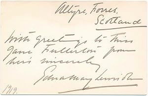 Imagen del vendedor de Signature and Inscription a la venta por Main Street Fine Books & Mss, ABAA