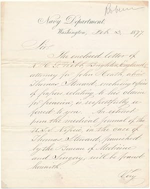 Seller image for Letter Signed for sale by Main Street Fine Books & Mss, ABAA