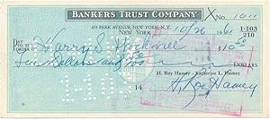 Seller image for Autograph Document Signed for sale by Main Street Fine Books & Mss, ABAA