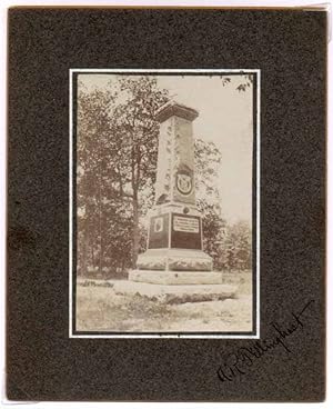 Imagen del vendedor de Chickamauga Monument Photograph a la venta por Main Street Fine Books & Mss, ABAA