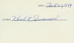 Imagen del vendedor de Signature a la venta por Main Street Fine Books & Mss, ABAA