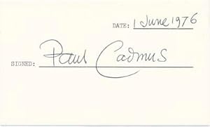 Imagen del vendedor de Signature a la venta por Main Street Fine Books & Mss, ABAA