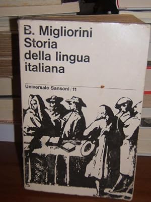 Image du vendeur pour STORIA DELLA LINGUA ITALIANA., mis en vente par Libreria antiquaria Pagine Scolpite