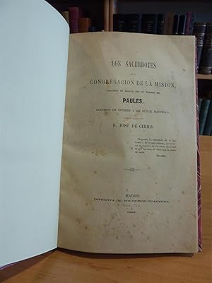 LOS SACERDOTES DE LA CONGREGACION DE LA MISION PAULES