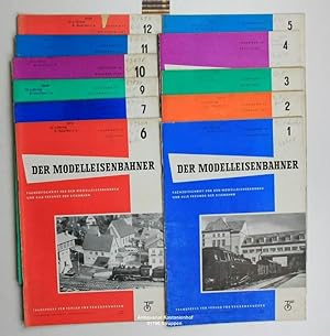 Seller image for Konvolut 11 Hefte - Der Modelleisenbahner - Fachzeitschrift fr den Modelleisenbahnbau und alle Freunde der Eisenbahn,Jahrgang 14 - Heft 1 bis 7 und Heft 8 bis 12, for sale by Antiquariat Kastanienhof