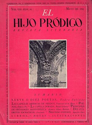 EL HIJO PRODIGO - No. 26 - Año III. Vol VIII, mayo de 1945