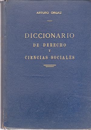 Diccionario de derecho y Ciencias Sociales