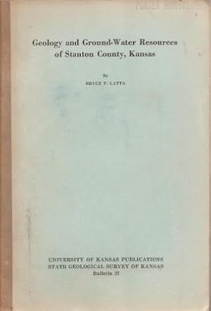 Imagen del vendedor de Geology and Gound-water Resources of Stanton County, Kansas a la venta por Works on Paper