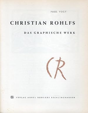 Christian Rohlfs. Das Graphische Werk (signiert von Bongers)