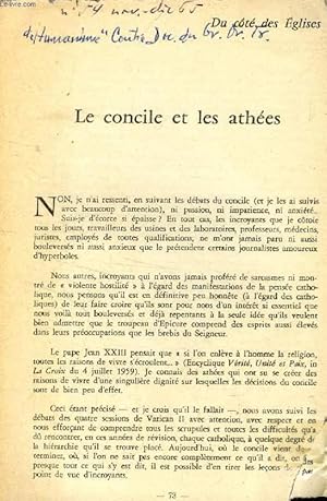 Image du vendeur pour LE CONCILE ET LES ATHEES (TIRE A PART) mis en vente par Le-Livre