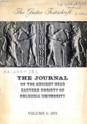 Bild des Verkufers fr THE GASTER FESTSCHRIFT, THE JOURNAL OF THE ANCIENT NEAR EASTERN SOCIETY OF COLUMBIA UNIVERSITY (OFFPRINT), JOSIAH'S BID FOR ARMAGGEDDON, THE BACKGROUND OF THE JUDEAN-EGYPTIAN ENCOUNTER IN 609 B.C. zum Verkauf von Le-Livre