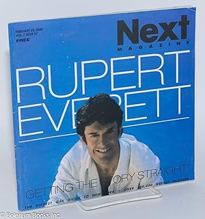 Next Magazine: vol. 7, #33, February 25, 2000; Rupert Everett-Getting the story straight