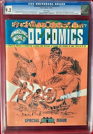 Imagen del vendedor de AMAZING WORLD of DC COMICS No. 4 (Jan. 1975) - SPECIAL BATMAN ISSUE - CGC Graded 9.2 (NM-) a la venta por OUTSIDER ENTERPRISES