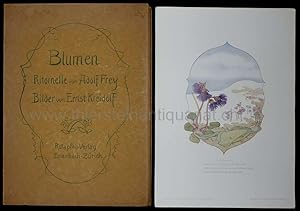 Seller image for Blumen. Ritornelle von Adolf Frey. Bilder von Ernst Kreidolf. for sale by Daniel Thierstein