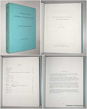 Bild des Verkufers fr The modern history of Ethiopia and the Horn of Africa: a select and annotated bibliography. zum Verkauf von Charbo's Antiquariaat