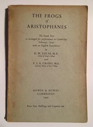 Imagen del vendedor de The Frogs of Aristophanes a la venta por Metakomet Books