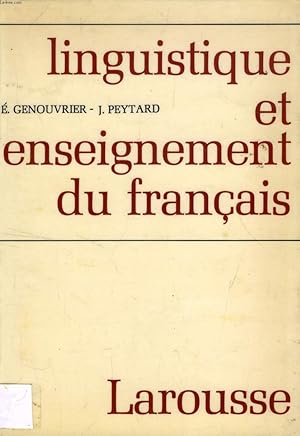 Seller image for LINGUISTIQUE ET ENSEIGNEMENT DU FRANCAIS for sale by Le-Livre