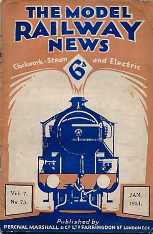 Seller image for The Model Railway News. Volume 7. January 1931 for sale by Barter Books Ltd