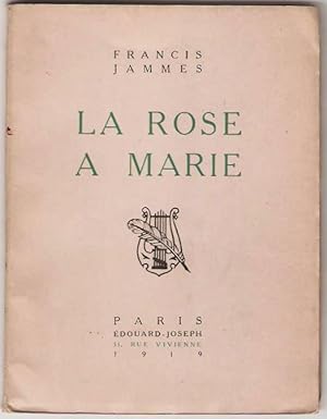 La rose à Marie. Agrémentée de bois gravés par André Deslignères.