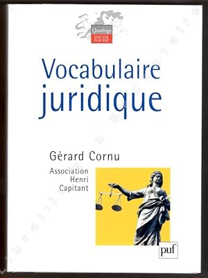 Image du vendeur pour Vocabulaire Juridique mis en vente par ARTLINK