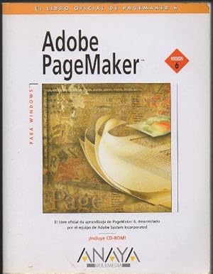 EL LIBRO OFICIAL DE ADOBE PAGEMAKER 6 PARA WINDOWS.