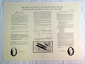 Imagen del vendedor de The Wright Brothers U.S. Air Force Airplane Military Contract 1908 Poster a la venta por Azio Media - Books, Music & More