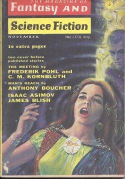 Seller image for The Magazine of FANTASY AND SCIENCE FICTION (F&SF): November, Nov. 1972 for sale by Books from the Crypt