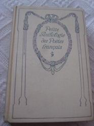 Bild des Verkufers fr Anthologie de Potes lyriques francais zum Verkauf von Alte Bcherwelt
