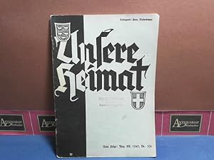 Unsere Heimat. - Neue Folge Jahrgang XIII. 1940, Nr. 3/4 - Monatsblatt des Vereines für Landeskun...